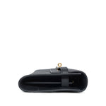 Product image 7 of 15: Kelly Wallet To Go Black Epsom Gold Plated G Stamp