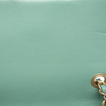 Product image 17 of 23: Green Lambskin Quilted Pearl Crush Mini Square Flap AGHW