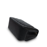 Product image 17 of 21: Black Lambskin Quilted Square Flap Mini Light Gold Hardware
