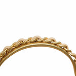 Product image 17 of 17: Braided Rattan Cruise Vanity Case Aged Gold Hardware
