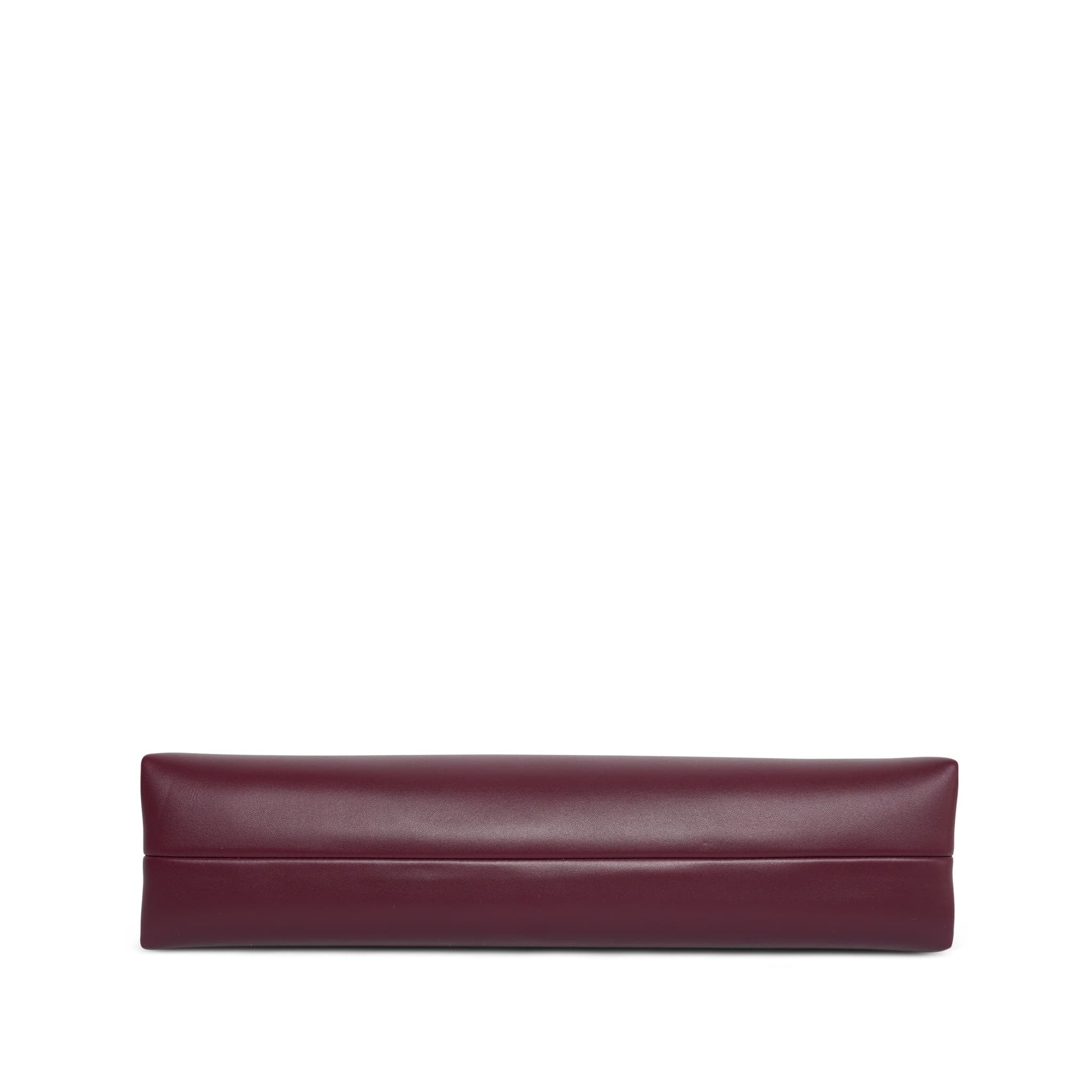 Product image 5 of 12: 26S Dark Burgundy Lambskin Large Clutch Light Gold Hardware