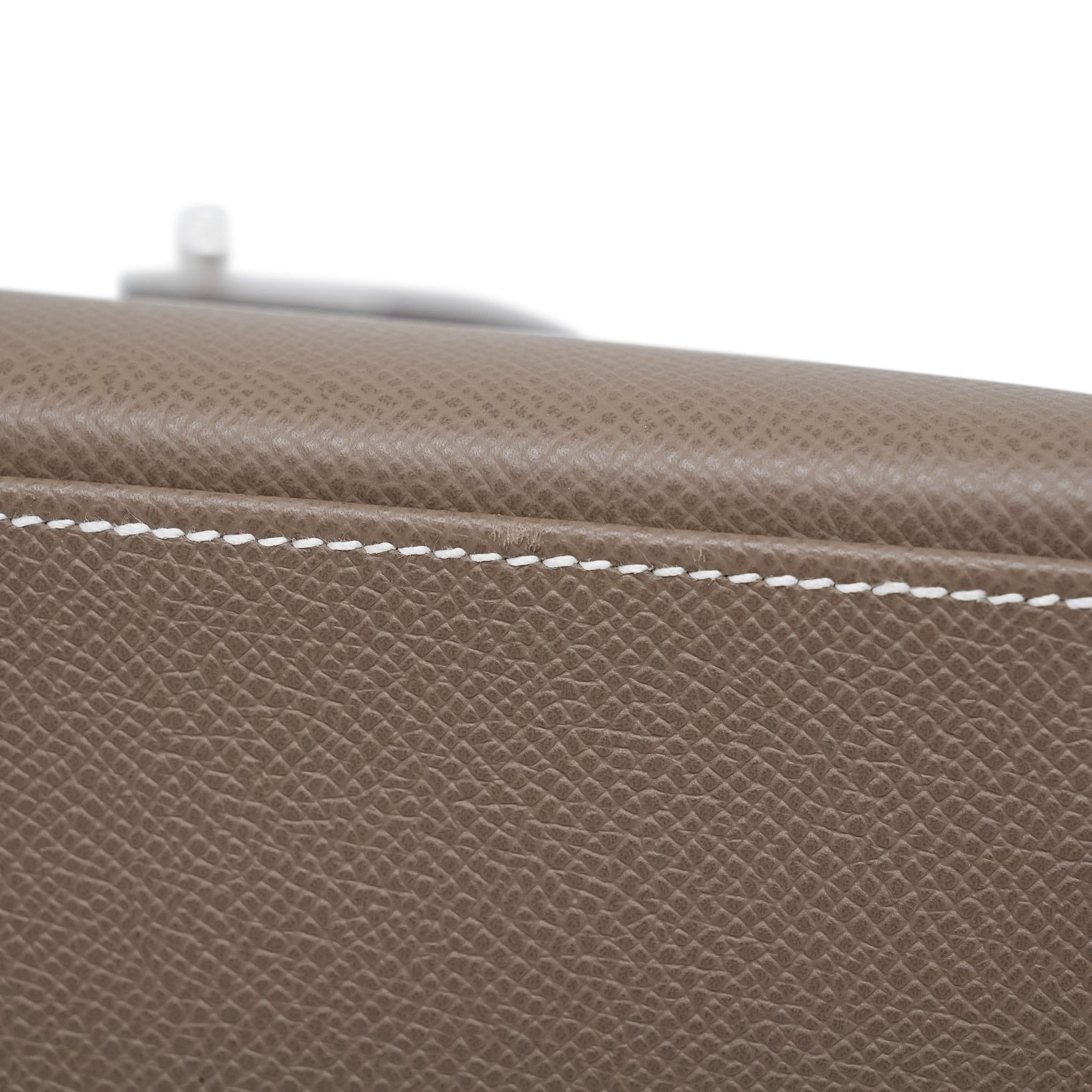 Product image 16 of 22: Kelly Sellier 25 Etoupe Epsom Palladium Plated G Stamp