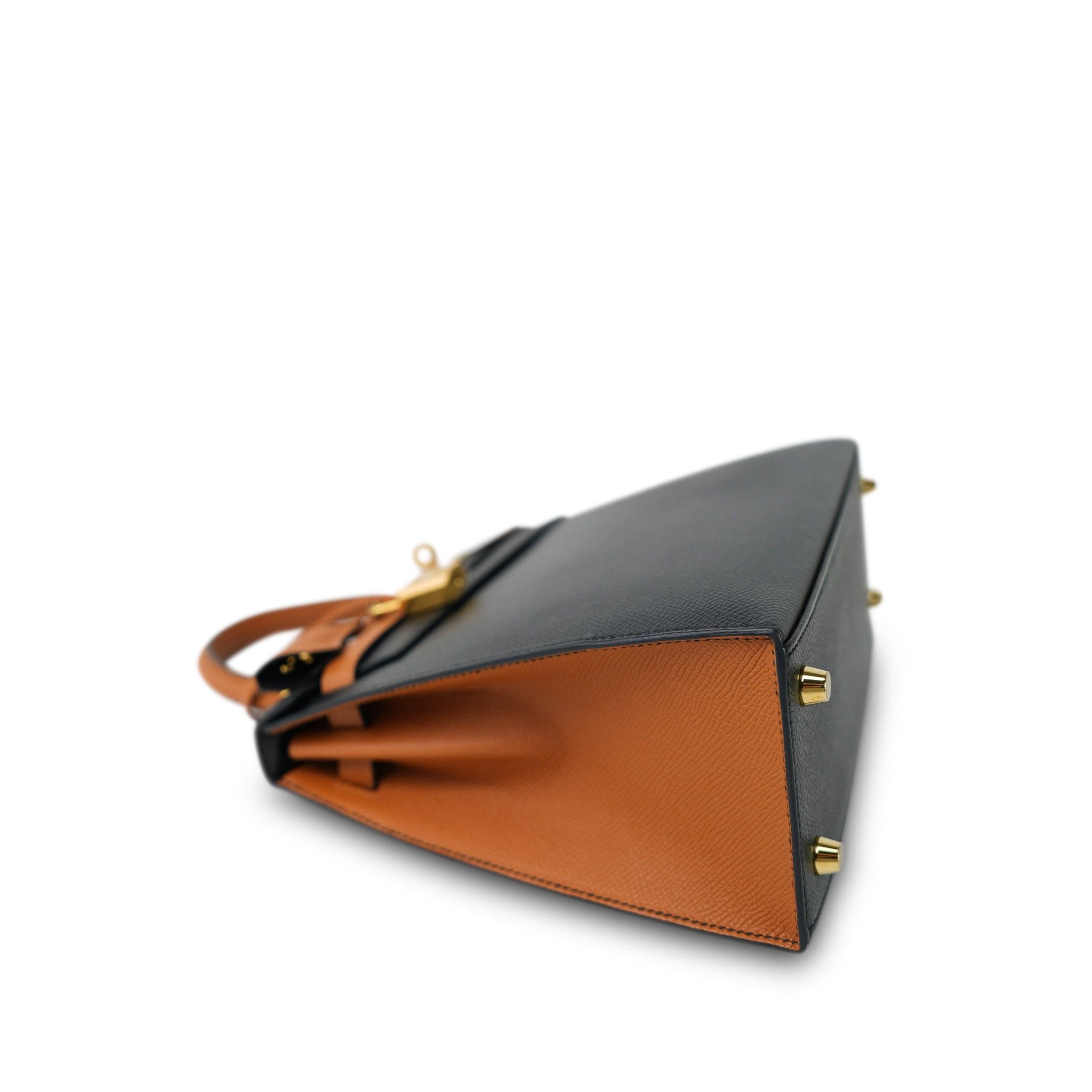 Kelly 25 Bi-Color Horseshoe (HSS) Black/Gold Epsom Gold