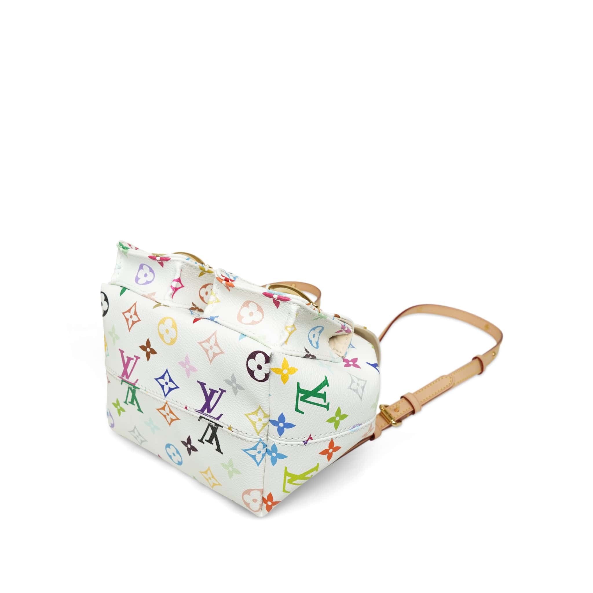 Louis Vuitton x Takashi Murakami Venice Backpack White
