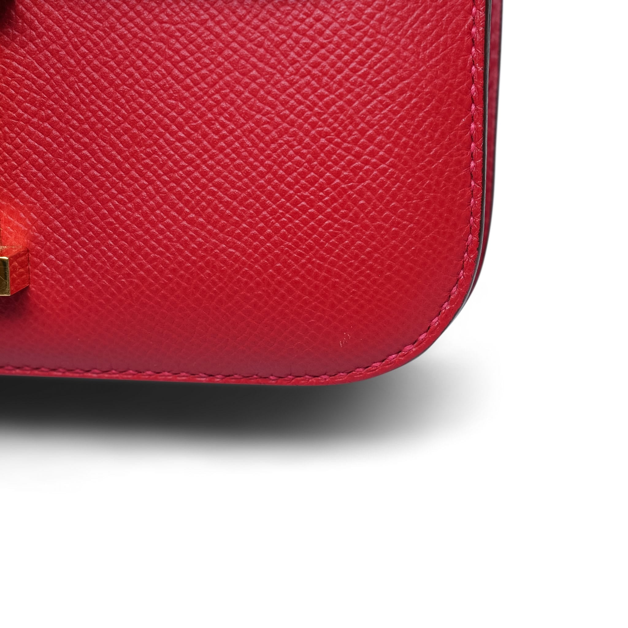 Product image 20 of 20: Constance 23 Rouge Casaque Epsom Gold Plated A Stamp