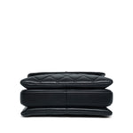 Product image 9 of 28: Black Lambskin Quilted Small Trendy CC LGHW