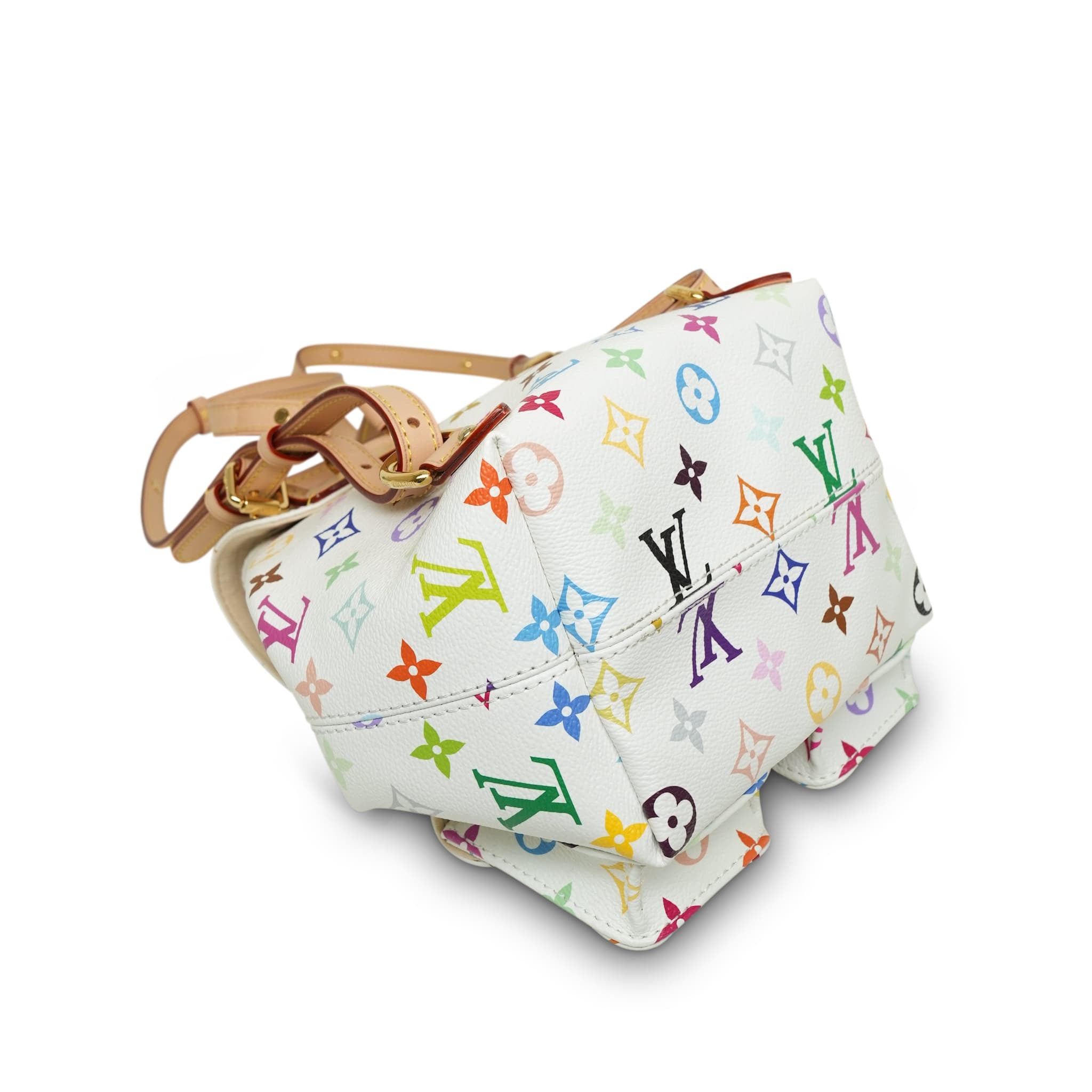 Louis Vuitton x Takashi Murakami Venice Backpack White