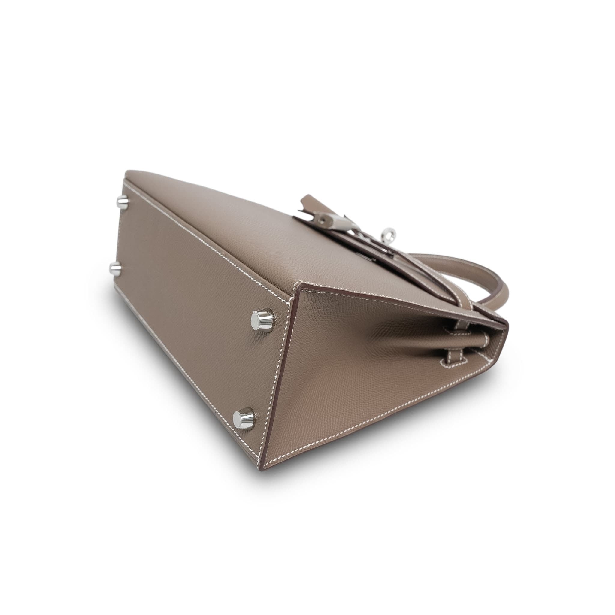 Product image 18 of 22: Kelly Sellier 25 Etoupe Epsom Palladium Plated G Stamp