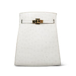 Product image 3 of 18: Kelly Sport PM White Ostrich Gold Plated R Circle