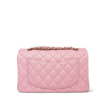 Product image 5 of 17: Pink Sakura Caviar Quilted Classic Flap Small LGHW