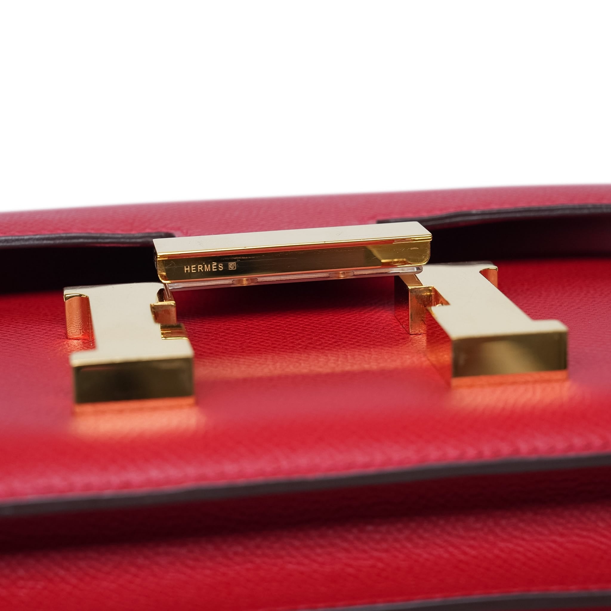Product image 9 of 20: Constance 23 Rouge Casaque Epsom Gold Plated A Stamp