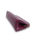 Product image 10 of 12: 26S Dark Burgundy Lambskin Large Clutch Light Gold Hardware