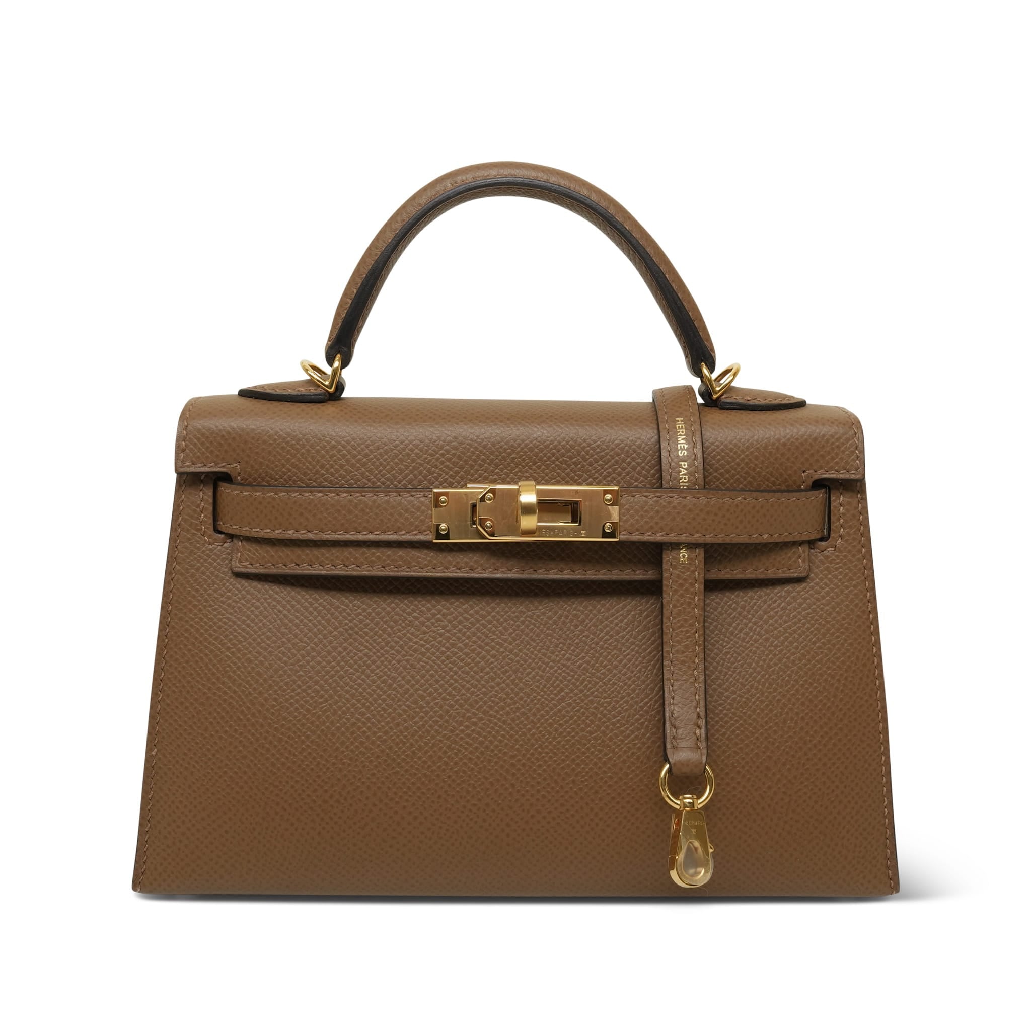 yEncase / Veau Epsom (Gold) - 構造体 Mini Kelly Sellier Alezan Veau Epsom Gold Plated Z Stamp – REDELUXE