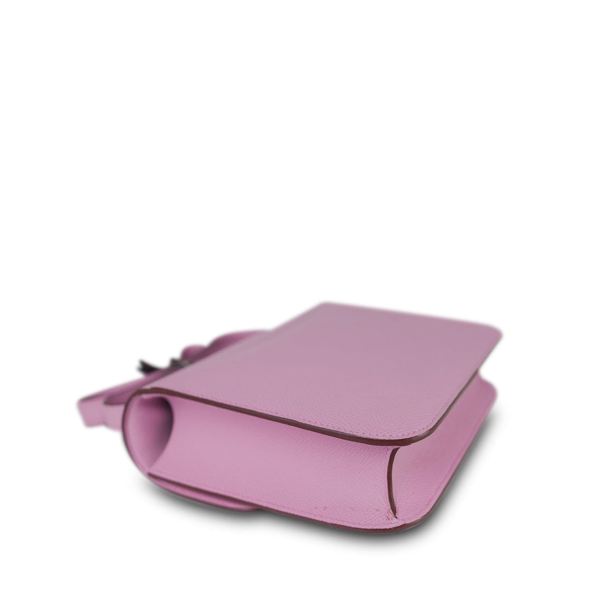 Constance 24 Mauve Sylvestre Epsom Gold Plated U Stamp