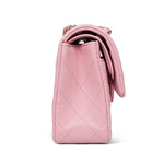 Product image 3 of 17: Pink Sakura Caviar Quilted Classic Flap Small LGHW