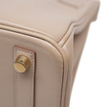 Product image 21 of 23: Birkin 25 Argile Veau Swift Gold Plated X Stamp