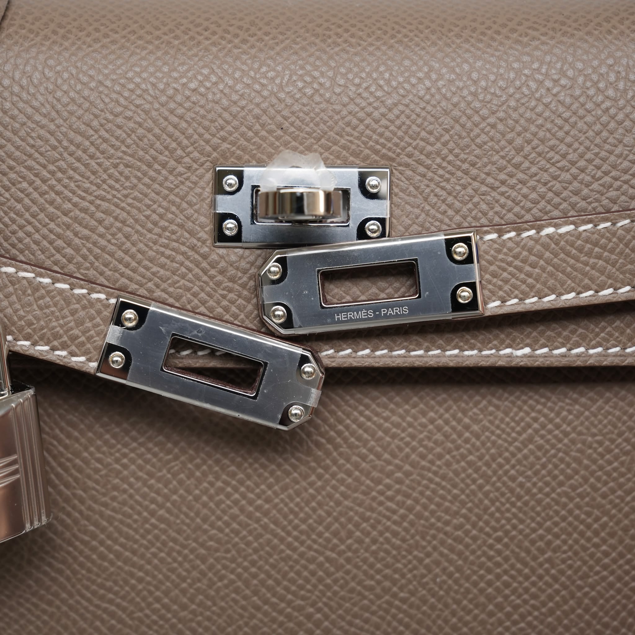 Product image 7 of 22: Kelly Sellier 25 Etoupe Epsom Palladium Plated G Stamp