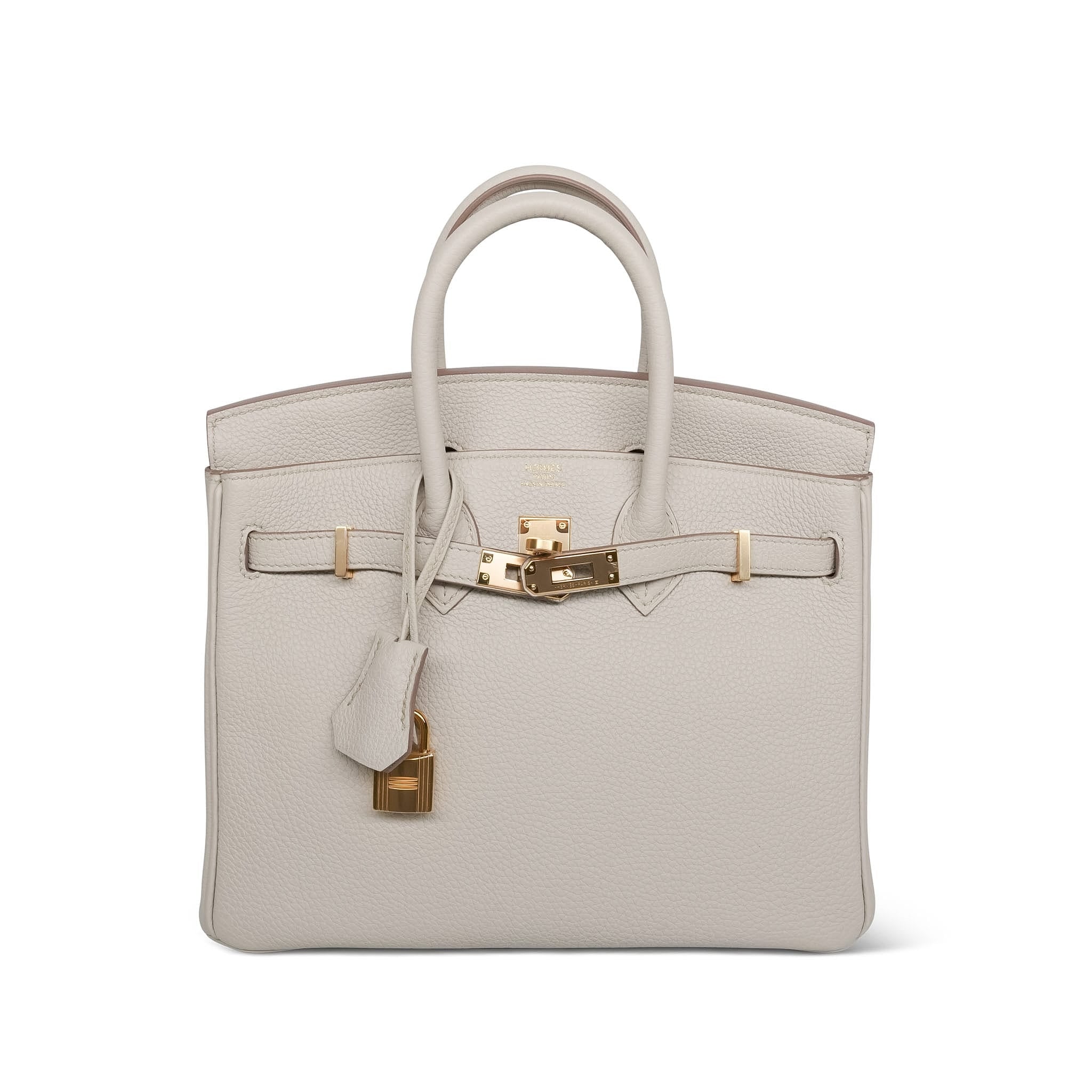Product image 4 of 21: Birkin 25 Beton Togo Gold Plated U Stamp