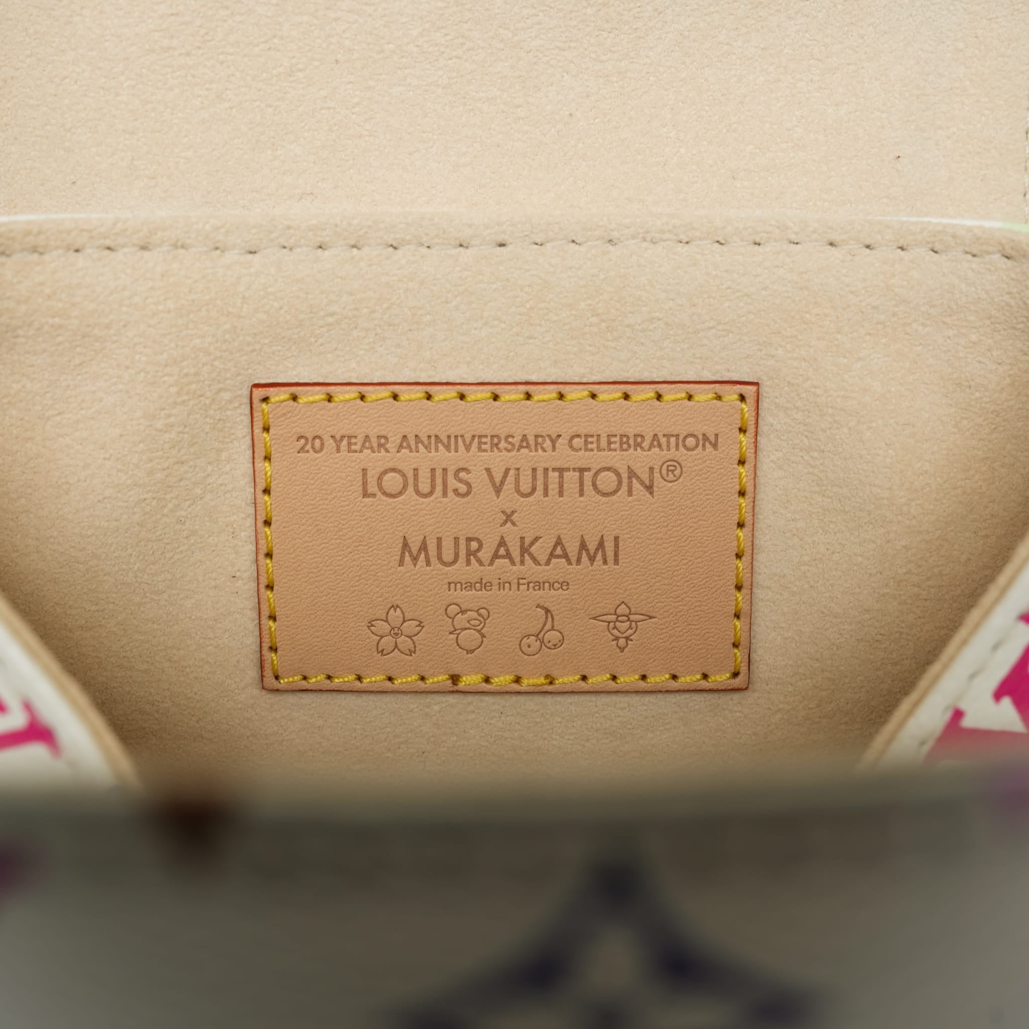 Louis Vuitton x Takashi Murakami Venice Backpack White
