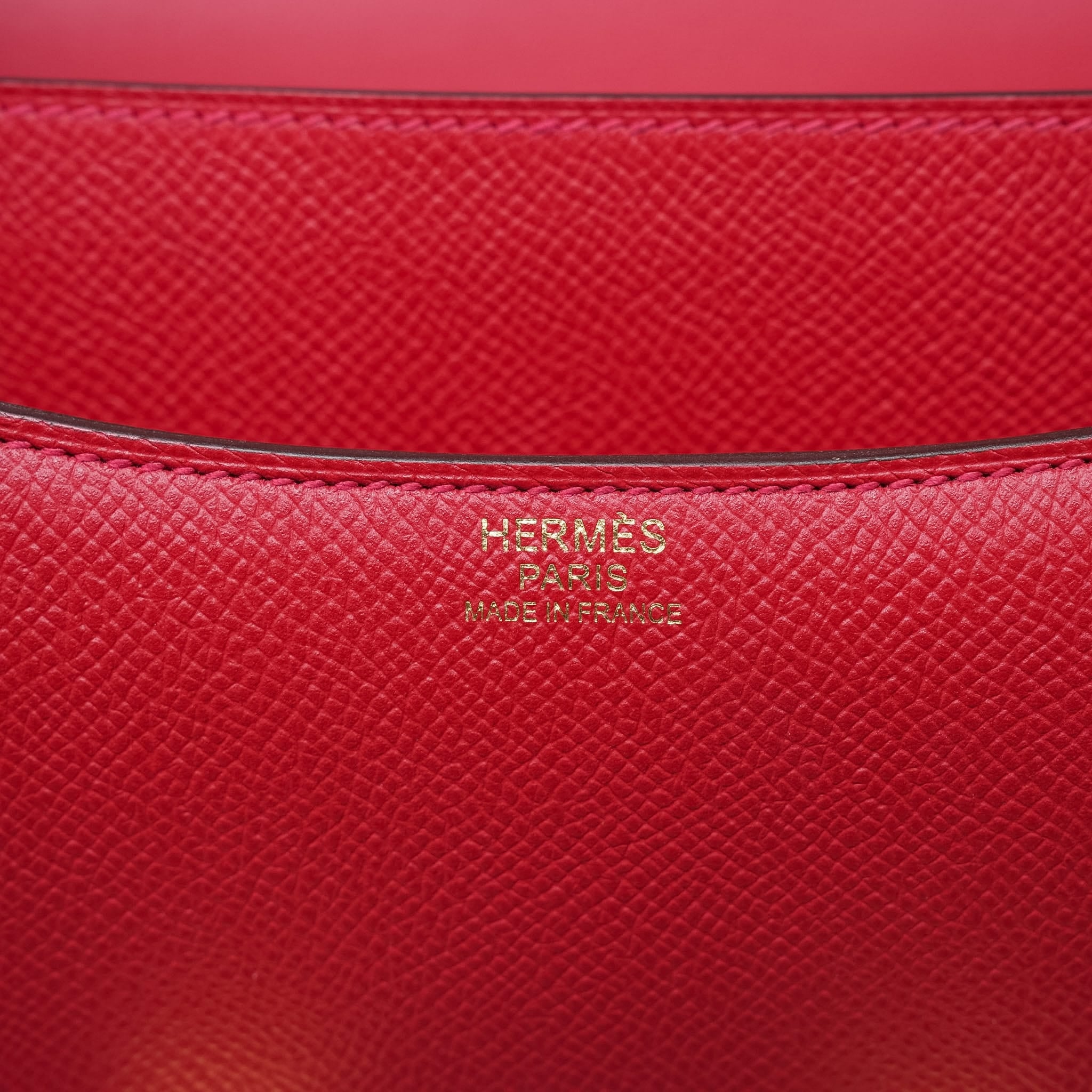 Product image 2 of 20: Constance 23 Rouge Casaque Epsom Gold Plated A Stamp