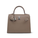 Product image 22 of 22: Kelly Sellier 25 Etoupe Epsom Palladium Plated G Stamp