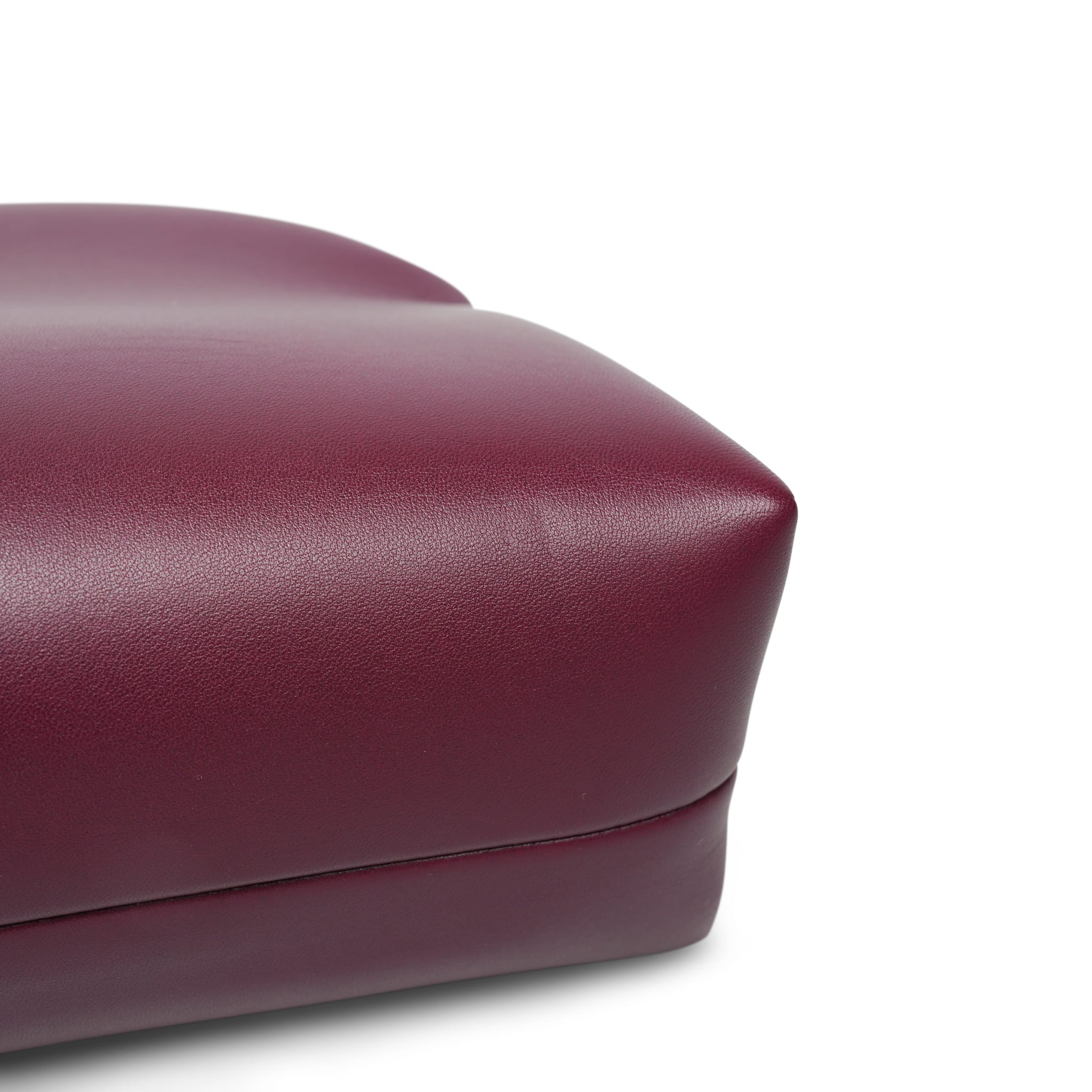 Product image 8 of 12: 26S Dark Burgundy Lambskin Large Clutch Light Gold Hardware