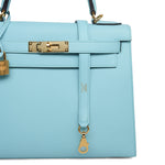 Product image 3 of 16: Kelly Sellier 28 Bleu Atoll Epsom Gold Plated Y Stamp