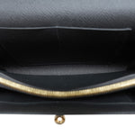 Product image 13 of 15: Kelly Wallet To Go Black Epsom Gold Plated G Stamp