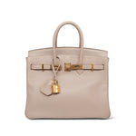 Product image 4 of 23: Birkin 25 Argile Veau Swift Gold Plated X Stamp