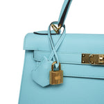 Product image 4 of 16: Kelly Sellier 28 Bleu Atoll Epsom Gold Plated Y Stamp