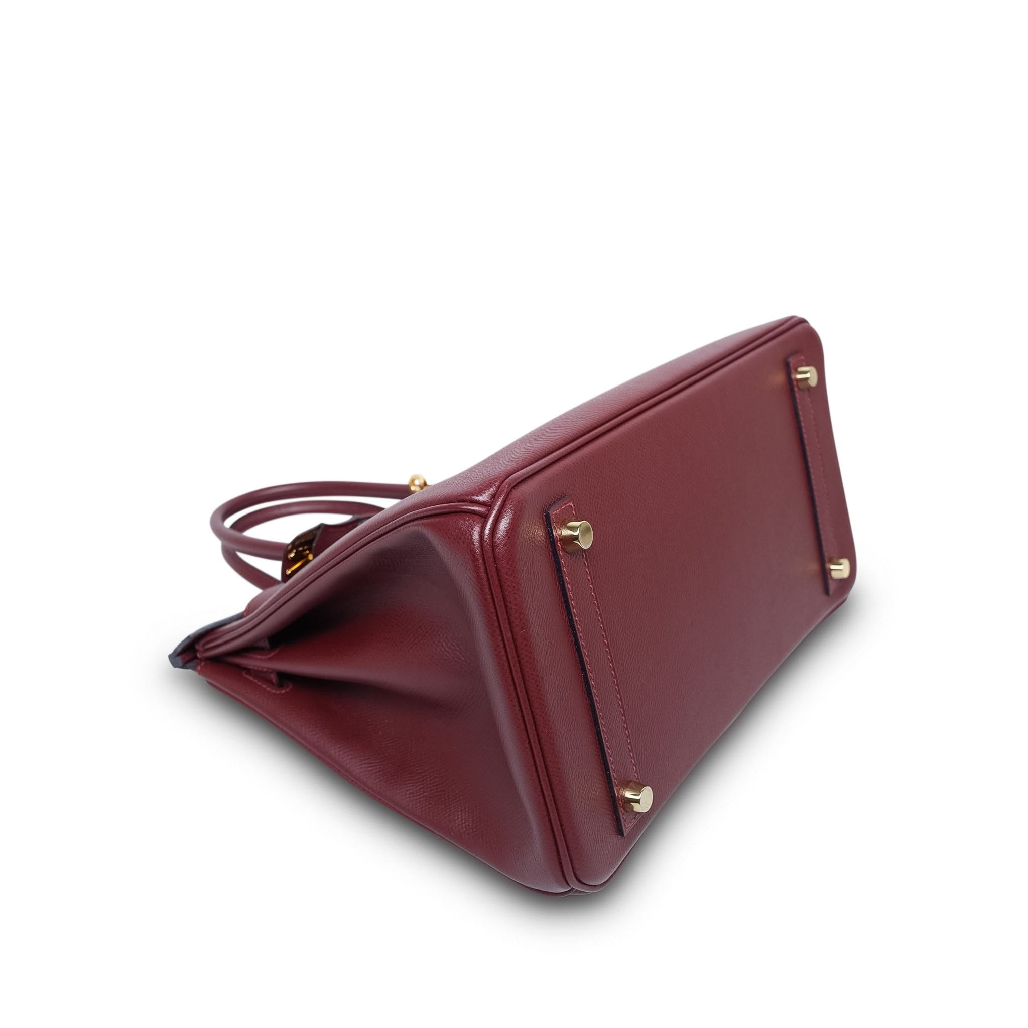 Product image 10 of 14: Birkin 30 Rouge H Epsom Gold Plated T Stamp