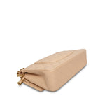 Product image 9 of 17: Beige Clair Lambskin Quilted Classic Flap Medium Gold HW
