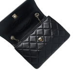 Product image 27 of 28: Black Lambskin Quilted Small Trendy CC LGHW
