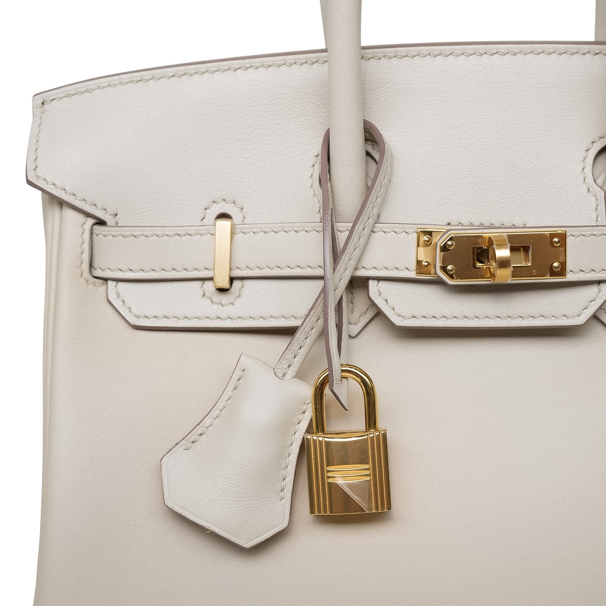 Birkin 25 Beton Swift Gold Plated Y Stamp