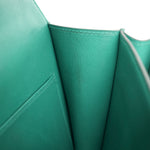 Product image 22 of 29: Constance 18 Vert Jade Epsom Gold Plated B Stamp