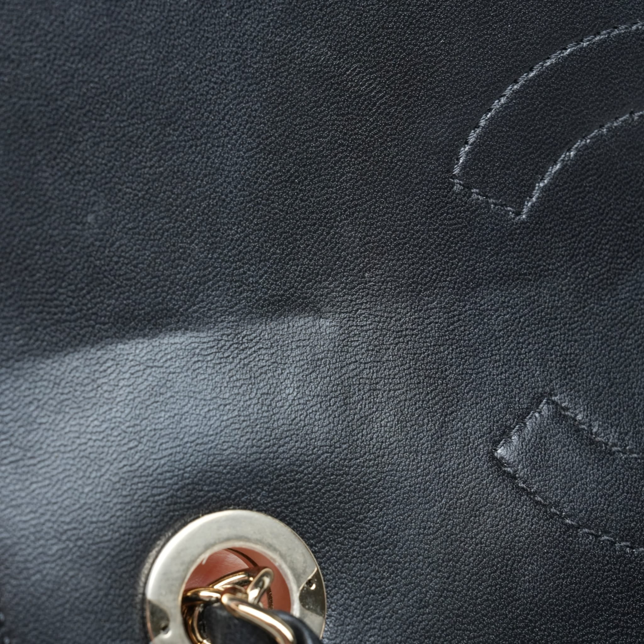 Product image 25 of 28: Black Lambskin Quilted Small Trendy CC LGHW