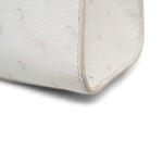 Product image 12 of 18: Kelly Sport PM White Ostrich Gold Plated R Circle