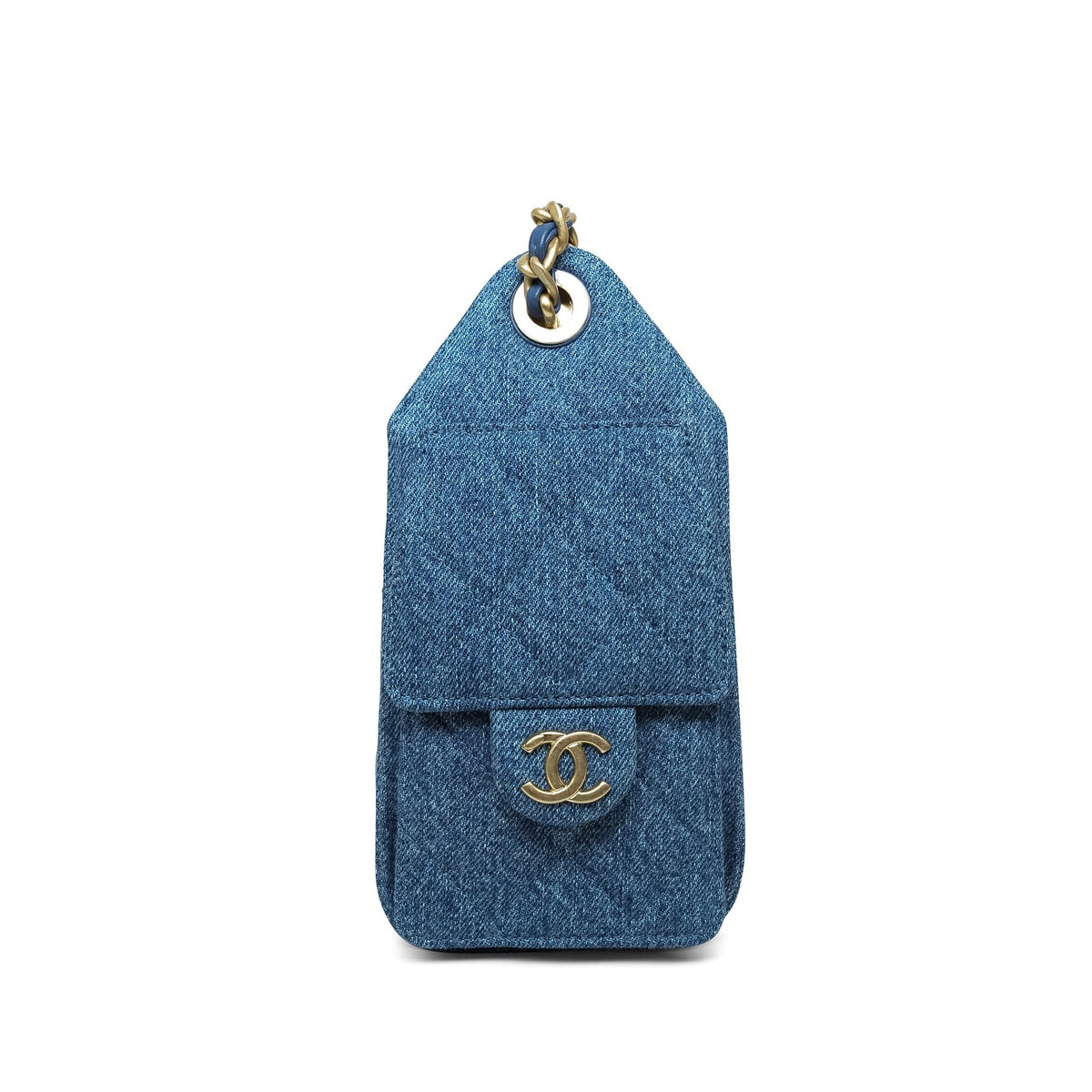 Blue Denim Quilted 25 Hobo Bag Mini AGHW