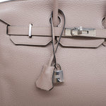 Product image 5 of 18: Birkin 35 Gris Tourterelle Clemence Palladium Plated N Square Stamp