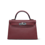 Product image 3 of 14: Mini Kelly Sellier Rouge H Epsom Palladium Plated B Stamp