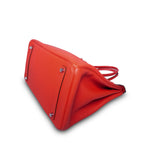 Product image 13 of 21: Birkin 35 Capucine Togo Palladium Plated P Square Stamp
