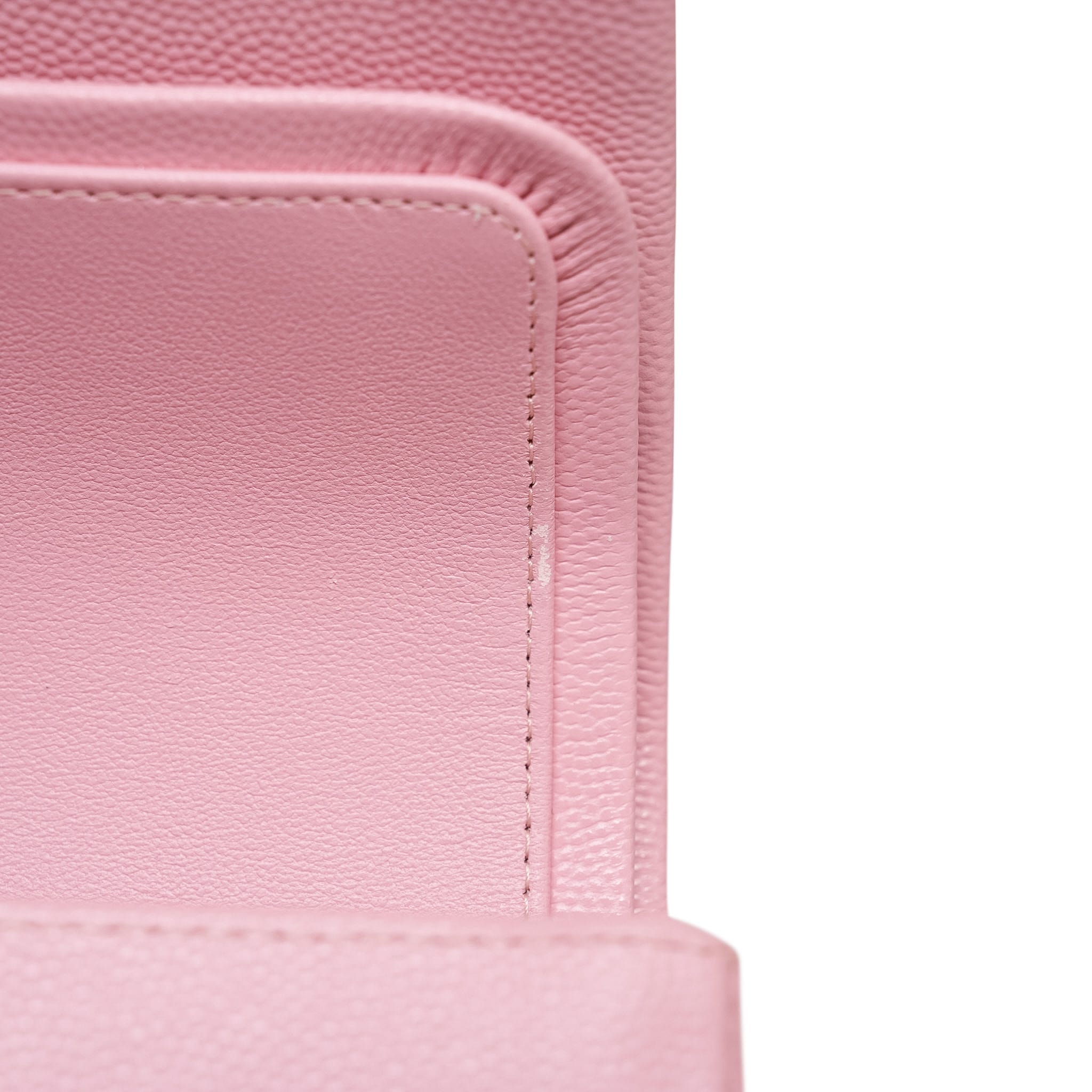 Product image 14 of 17: Pink Sakura Caviar Quilted Classic Flap Small LGHW