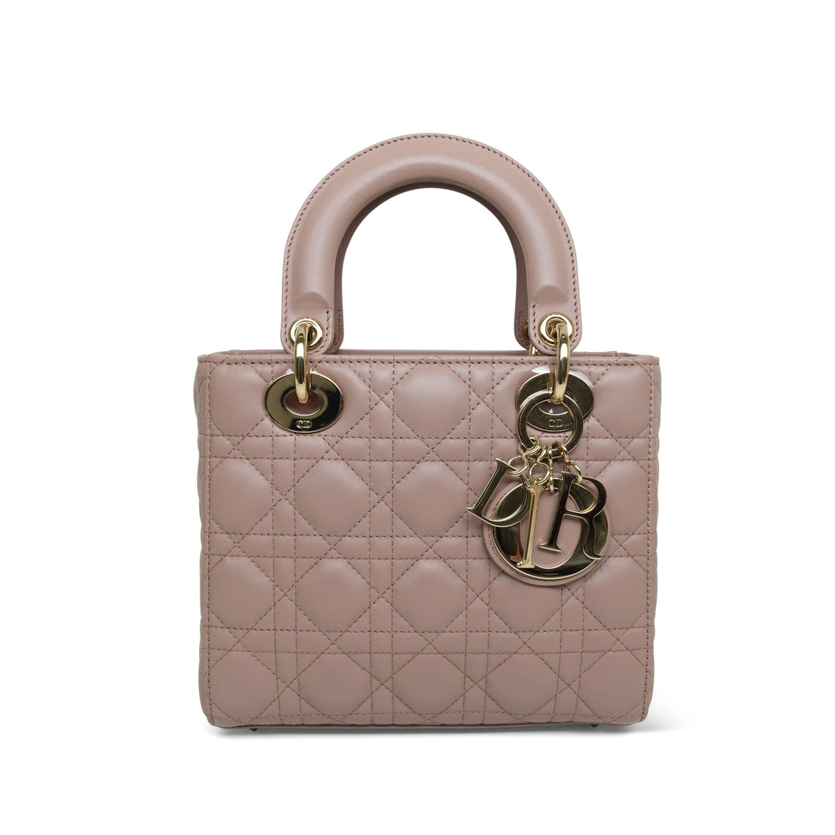 Dior Fard Cannage Lambskin My ABC Lady Dior Bag Small