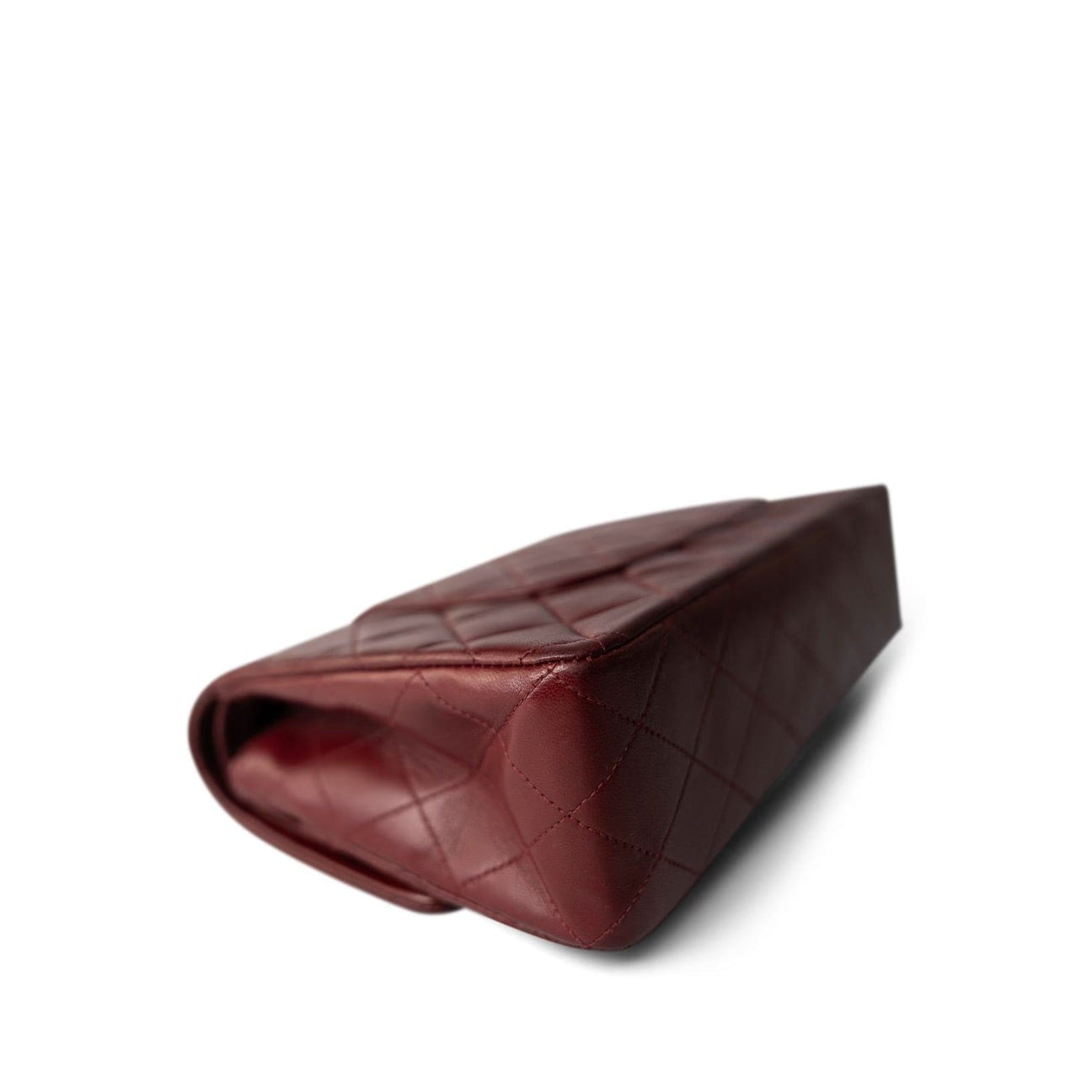ORIGAMI MEDIUM 27 IN WINE RED LAMBSKIN AND SUEDE main image 0