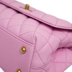 Product image 9 of 22: 23P Lilac/Pink Caviar Quilted Coco Chain Handle Small AGHW