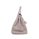 Product image 6 of 18: Birkin 35 Gris Tourterelle Clemence Palladium Plated N Square Stamp