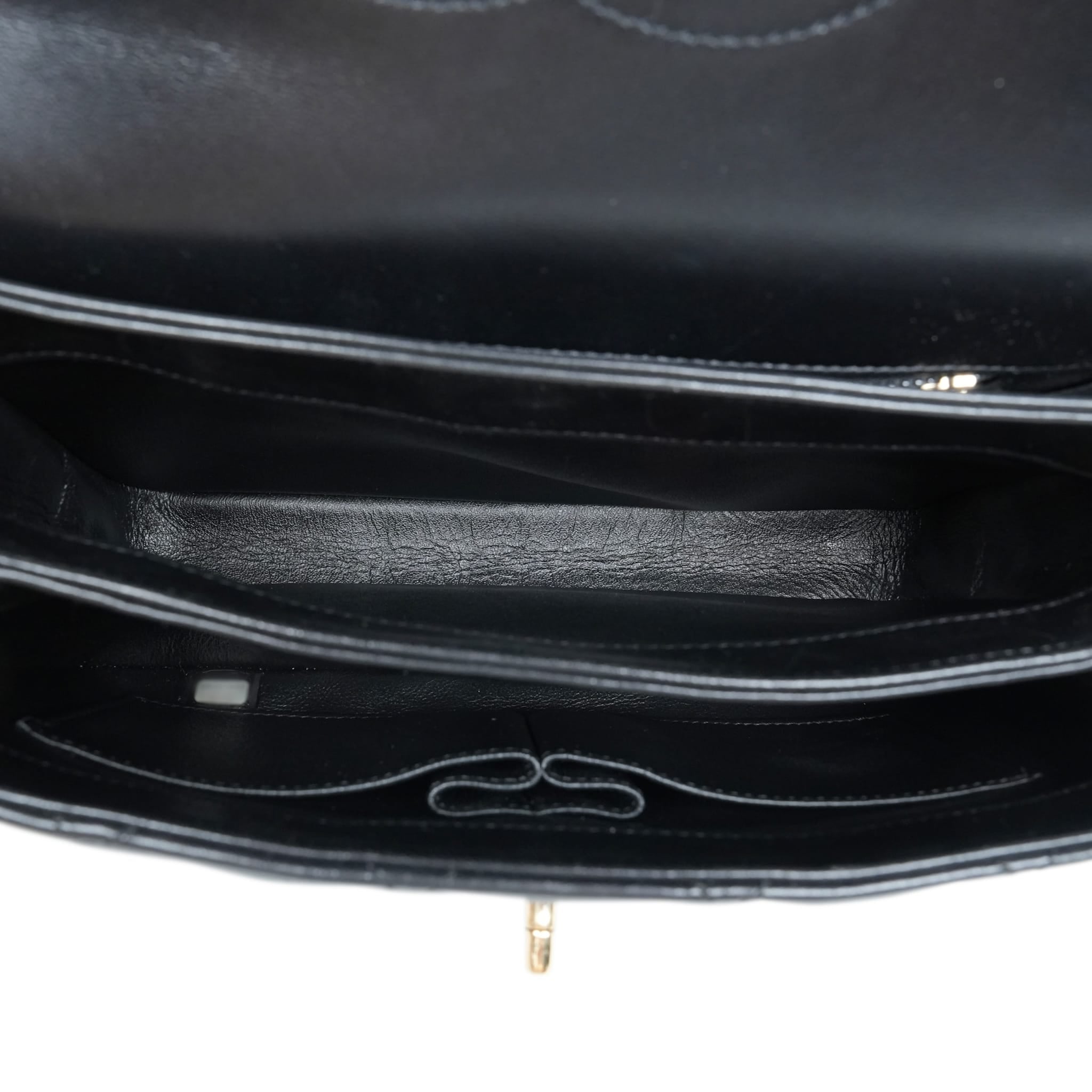 Product image 22 of 28: Black Lambskin Quilted Small Trendy CC LGHW