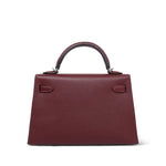 Product image 5 of 14: Mini Kelly Sellier Rouge H Epsom Palladium Plated B Stamp