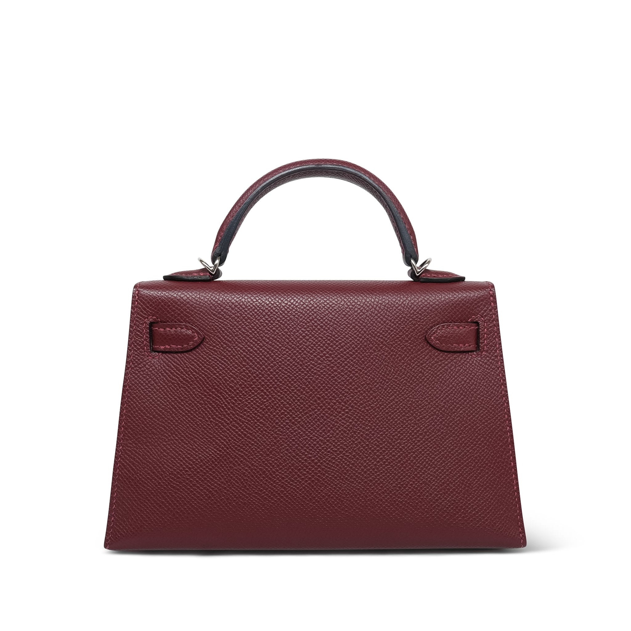 Product image 5 of 14: Mini Kelly Sellier Rouge H Epsom Palladium Plated B Stamp