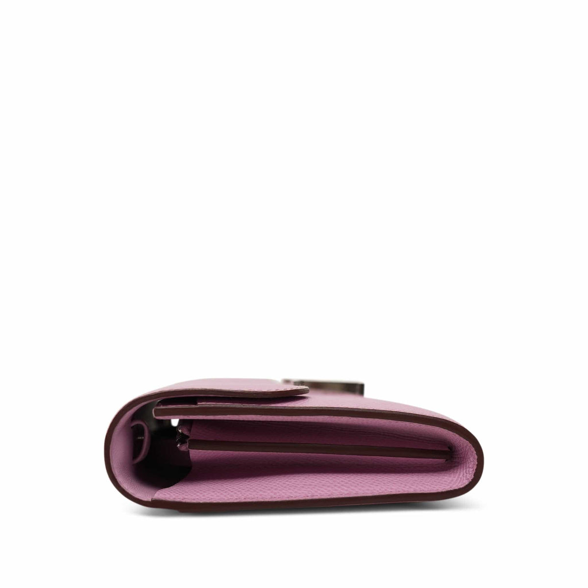 Constance Wallet To Go Mauve Sylvestre Veau Epsom Palladium Plated Z Stamp